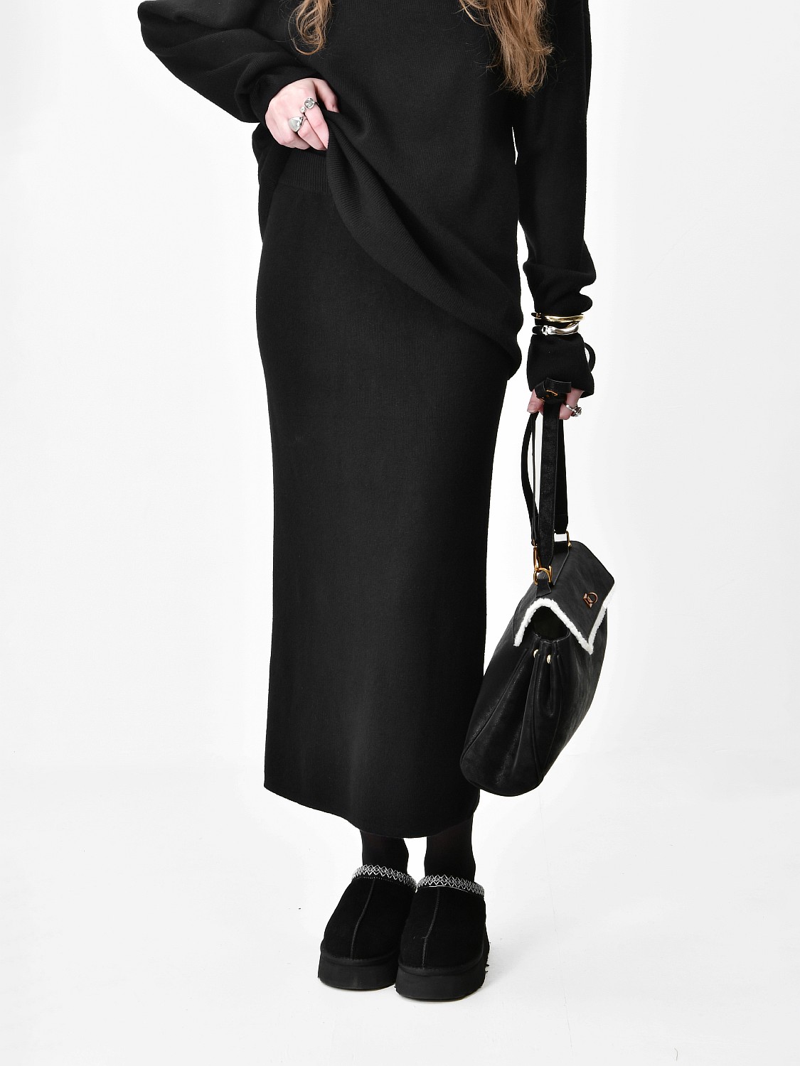 Костюм (02KS свитер+юбка)